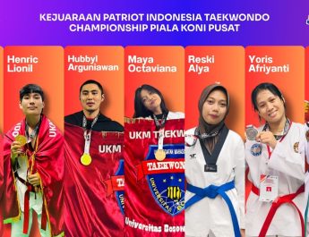 UKM Taekwondo Unibos Sabet 7 Medali di Patriot Indonesia Taekwondo Championship 2026