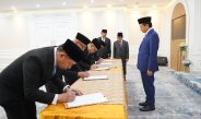 Menag Lantik Dirjen Pesantren Pertama dan Empat Rektor PTKN