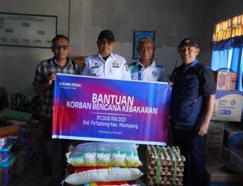 Peduli Korban Kebakaran Mamajang, Bosowa Peduli Bantu Penuhi Kebutuhan Pangan Warga