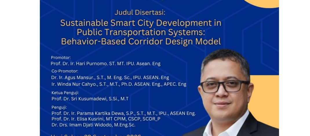 Data, Perilaku, dan Ruang Kota, Rizal Syarifuddin Tawarkan Model Baru Transportasi Publik